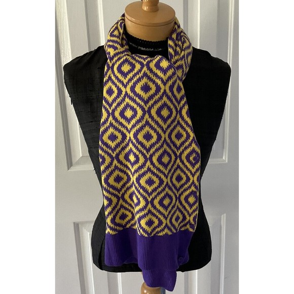 Scene Weaver Papillon Scarf Purple/Yellow Many Ways to Wear Scarf/Shawl etc. NEW - Picture 6 of 12